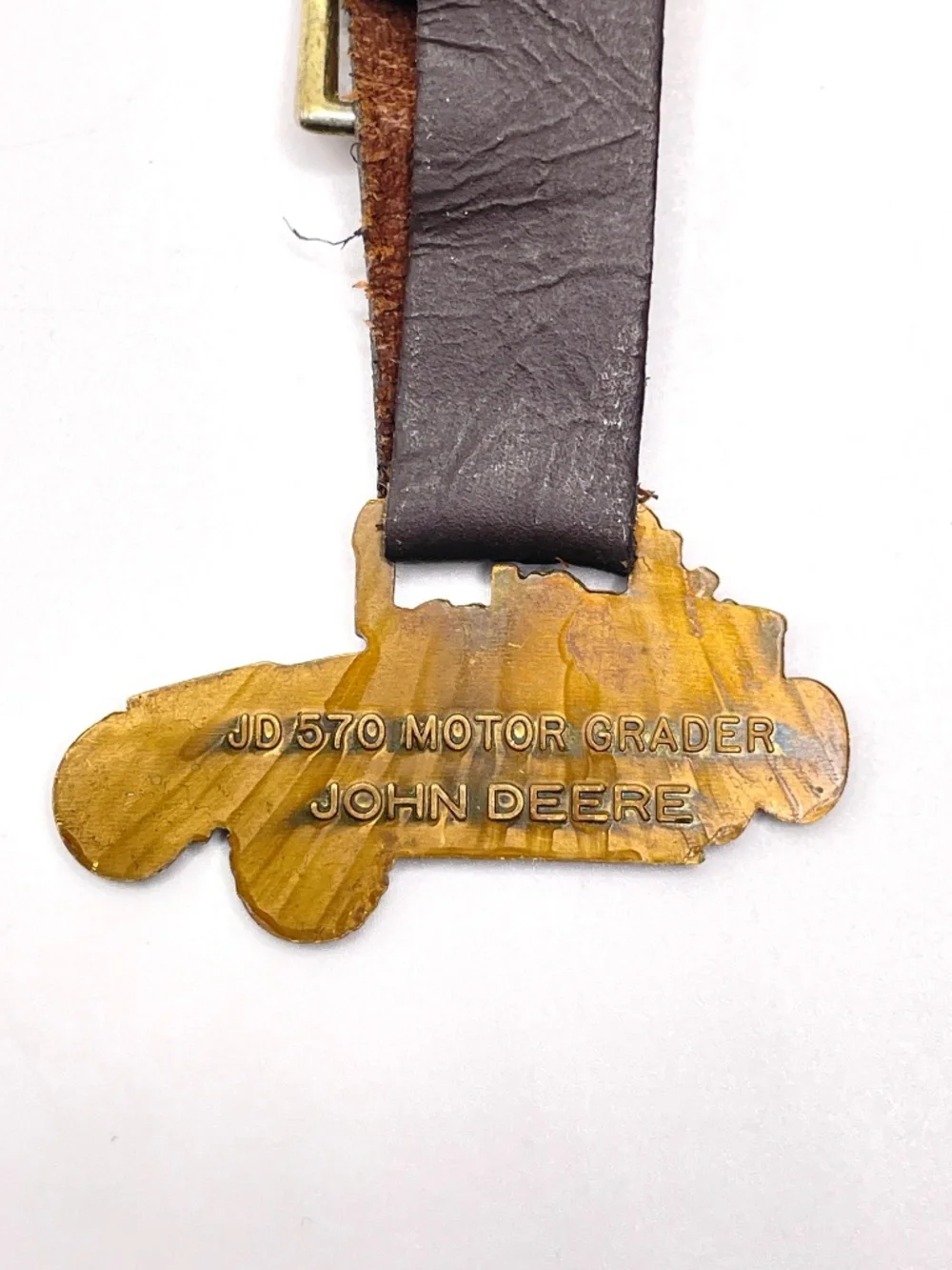 Vintage John Deere JD570 Motor Grader Watch Fob